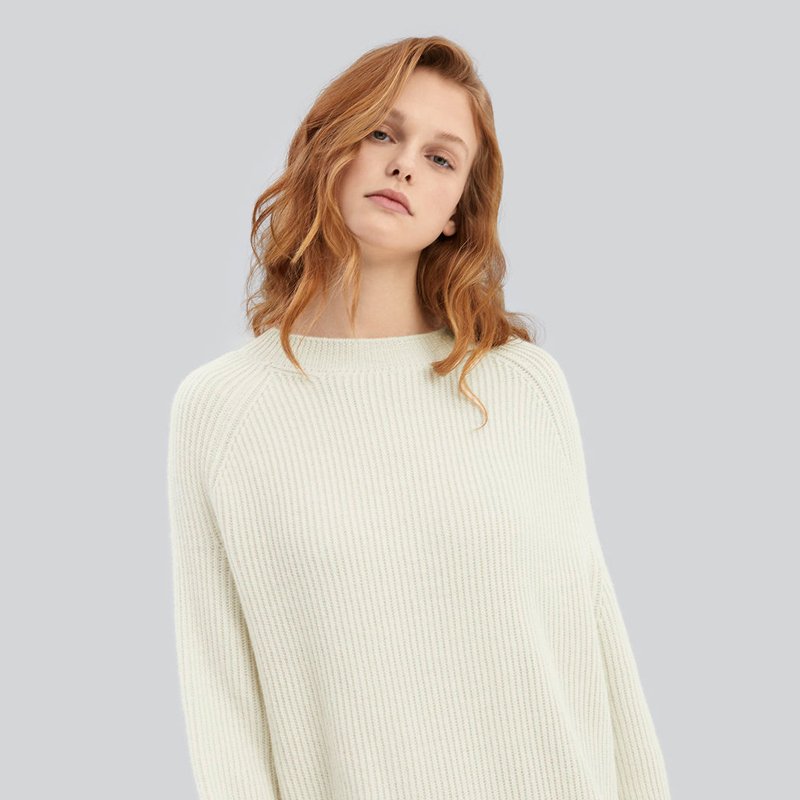 Alpaca Ribbed Sweater